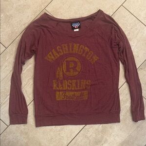 Junk Food Clothing Maroon Long Sleeve Tee